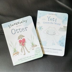 NEW slumberkins Otter & Yeti Baby Board Books